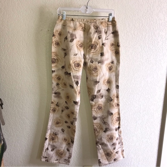 Vintage Cache Y2K Metalic Shimmery Iridescent Gold Womens Pants Size 6 - Picture 3 of 11